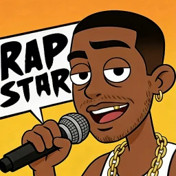 Ícone de Rapstar - Rapper Ocioso